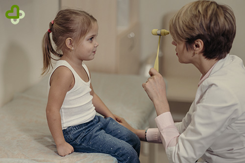 Ребенок на приёме у невролога